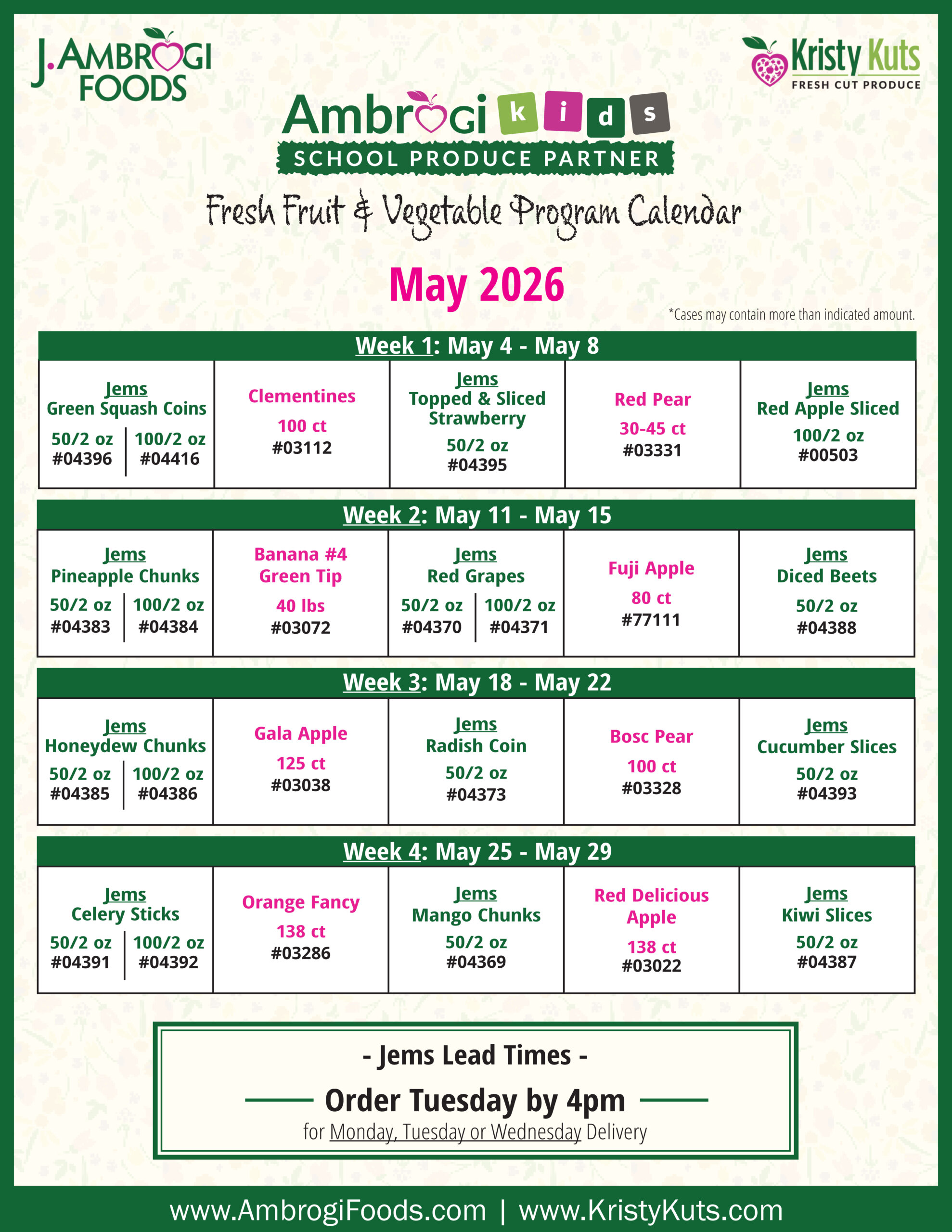 FFVP May 2026